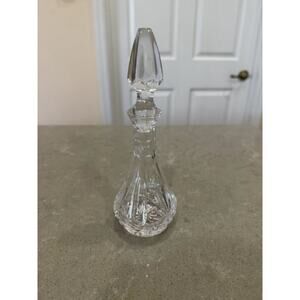 Vintage Lead Crystal Perfume Bottle - Empty